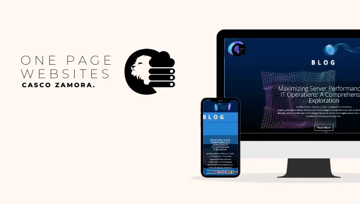 One Pages Websites | Casco Zamora